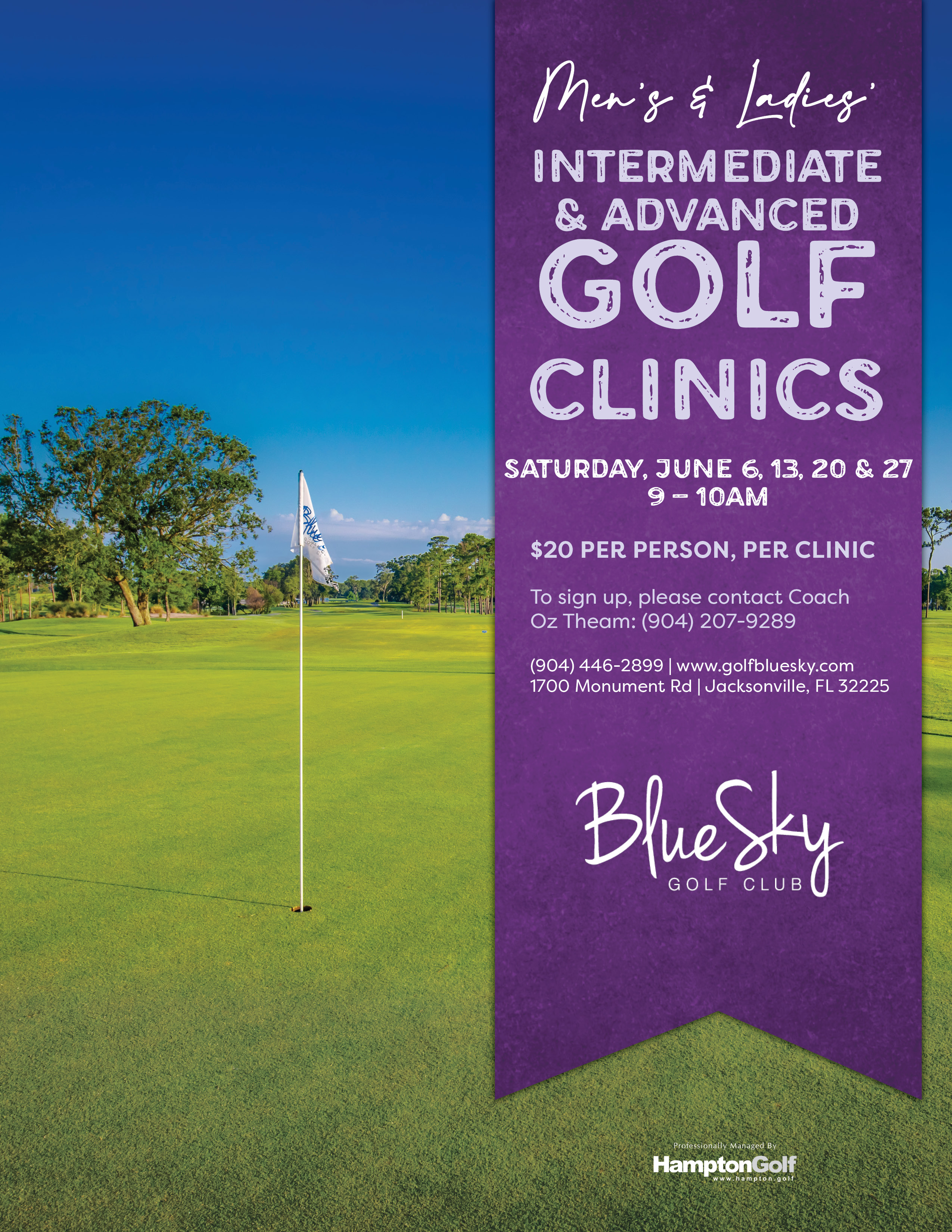 Intermediate/Advanced Golf Clinics