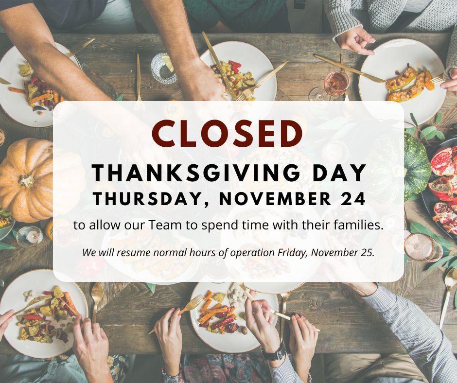 BS Thanksgiving Hours